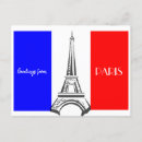 Search for french flag eiffel tower postcards Landmark