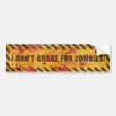 Search for zombie bumper stickers dead