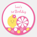 Search for lemonade stickers 1st birthday