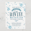 Search for winter onederland invitations Boy