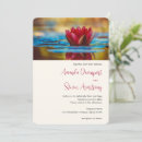 Search for lotus flower wedding invitations Floral