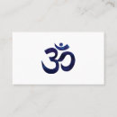 Search for om symbol business cards Spiritual