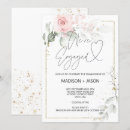 Search for floral engagement party invitations Were engaged
