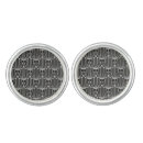 Search for art deco cufflinks Black and white