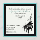 Search for music note invitations Piano recital