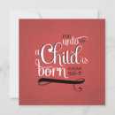 Search for for unto us a child is born christmas cards Scripture
