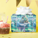 Search for northern lights wrapping paper Arctic