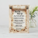 Search for parchment scroll invitations Renaissance