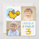 Search for horizontal twins 1st birthday invitations Children