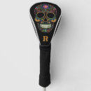 Search for sugar skull golf head covers Dia de los muertos