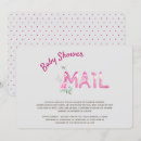 Search for post baby shower invitations Pink