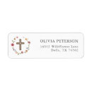 Search for religious return address labels Floral
