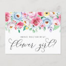 Search for flower girl cards Watercolor