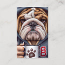 Search for boxer dog business cards cute