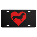 Search for dachshund license plates Silhouette
