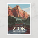 Search for zion national park postcards Virgin river