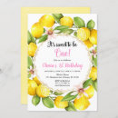 Search for lemon birthday invitations citrus