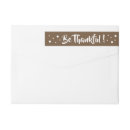 Search for thanksgiving return address labels Brown