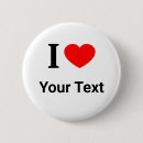 Search for i heart buttons Typography
