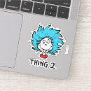 Search for thing 1 thing 2 stickers Dr seuss