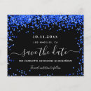 Search for royal blue save the dates Black
