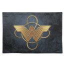 Search for table placemats Wonder woman movie