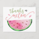 Search for one in a melon thank you cards First