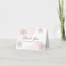 Search for snowflake thank you cards Watercolor