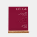 Search for maroon menus Elegant