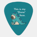 Search for funny guitar picks Dinosaur