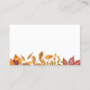 Search for seating place cards Autumn