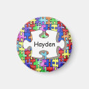 Search for puzzle piece magnets Pattern
