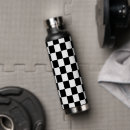 Search for black and white checkered water bottles Cool