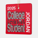 Search for college student ornaments Quote