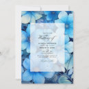 Search for shades of blue invitations Botanical