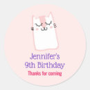 Search for happy birthday cat stickers Kitten