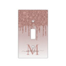 Search for rose gold light switch covers Blush pink