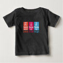 Search for periodic table baby shirts science