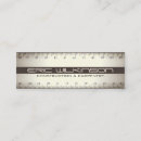 Search for ruler business cards construction