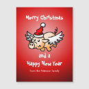 Search for funny pig christmas cards Happy