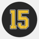 Search for jersey number stickers White