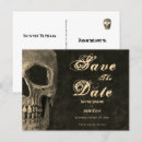Search for gothic save the dates Skull