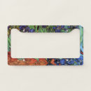Search for vintage license plate frames Flowers