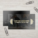 Search for simple one sided business cards Black and white