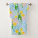 Search for blue flowers bath towels Bright