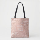Search for bride tote bags Rose gold