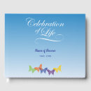 Search for butterfly funeral guest books Elegant
