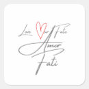 Search for amor stickers Fate