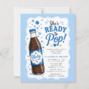 Search for ready to pop baby boy shower invitations Retro