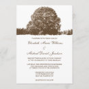Search for oak tree wedding invitations Fall